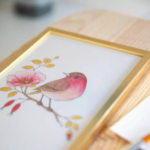 Aquarelle oiseau